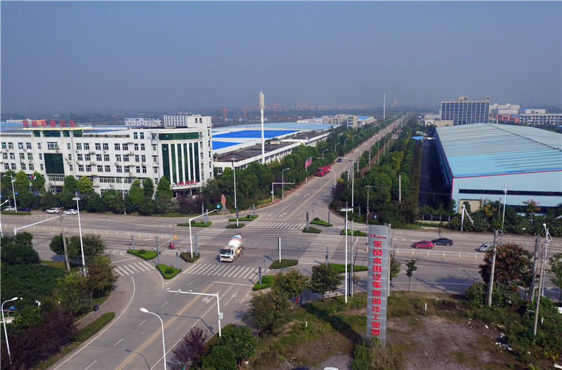 武漢開發(fā)區(qū)汽車零部件工業(yè)園全景。（圖/武漢開發(fā)區(qū)官網）