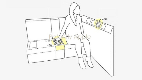 黑科技，前瞻技术，苹果汽车专利,苹果汽车,苹果后座用户界面
