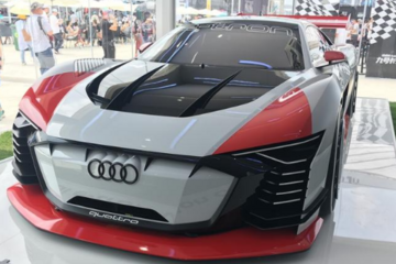 奥迪e-tron Vision GT概念车首次亮相