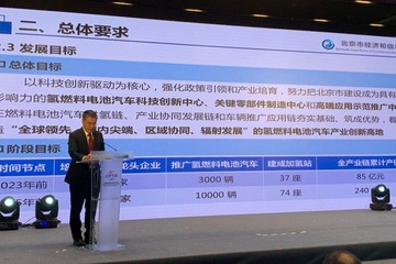 北京发布氢能产业政策：2025年前氢燃料电池汽车突破1万辆