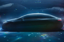 将于4月16日首发 奔驰EQS侧面预告图发布