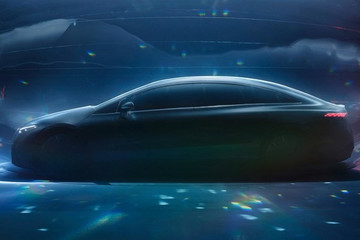 将于4月16日首发 奔驰EQS侧面预告图发布