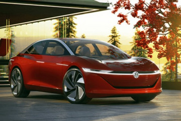 定位中大型轿车，大众纯电车型ID.VIZZION路试谍照曝光