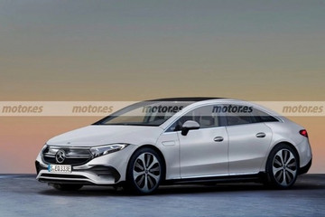 奔驰EQE最新渲染图曝光 将于9月2021慕尼黑车展亮相