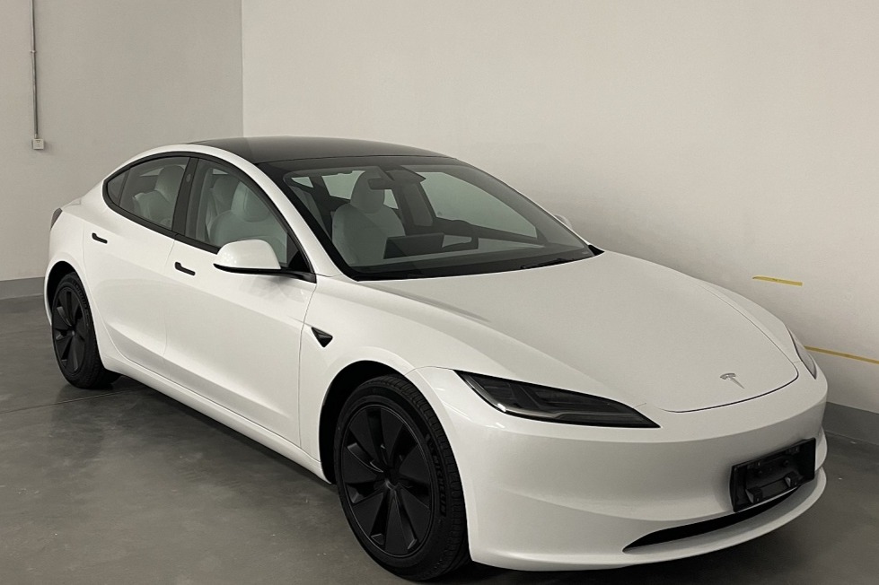 车尾新增“+”标识 新款特斯拉Model 3申报图来了