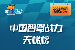 中国智驾战力天梯榜（2025年5月）
