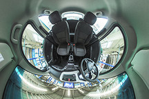 VR試 | 空間表現有驚喜科技配置很意外 江淮iEV6E全景內飾