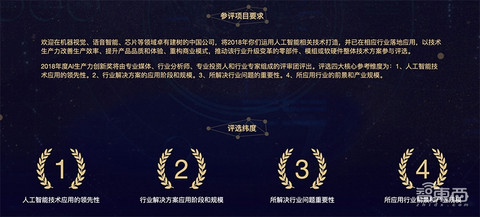 AI强，则中国强！智东西2018年度AI生产力创新奖评选启动