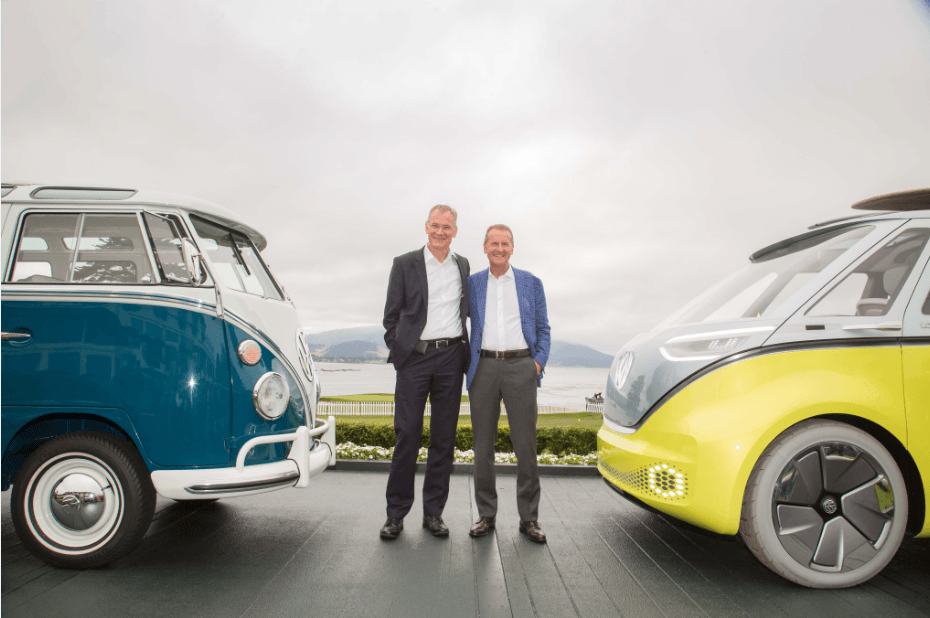 大众汽车品牌CEO赫伯特·迪斯博士（右）与大众汽车商用车CEO Eckhard Scholz博士（左）.png