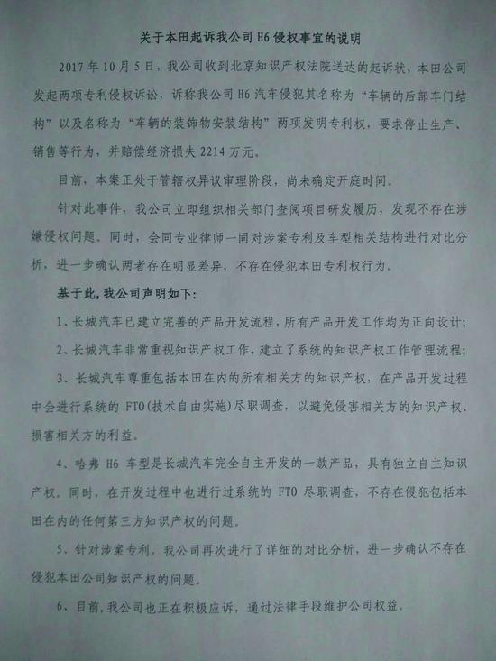 長(zhǎng)城汽車,本田汽車,長(zhǎng)城,本田,哈弗H6