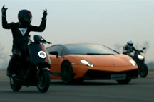 小牛电动车直线加速挑战兰博基尼/特斯拉