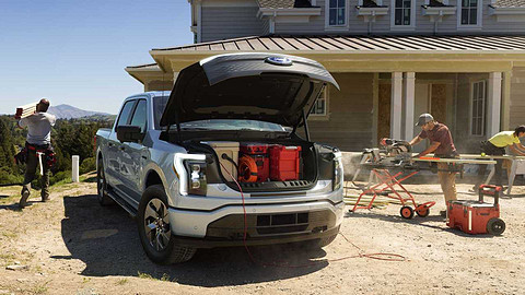 Ford F-150 Lightning Power Export Outlets And Home Backup Power