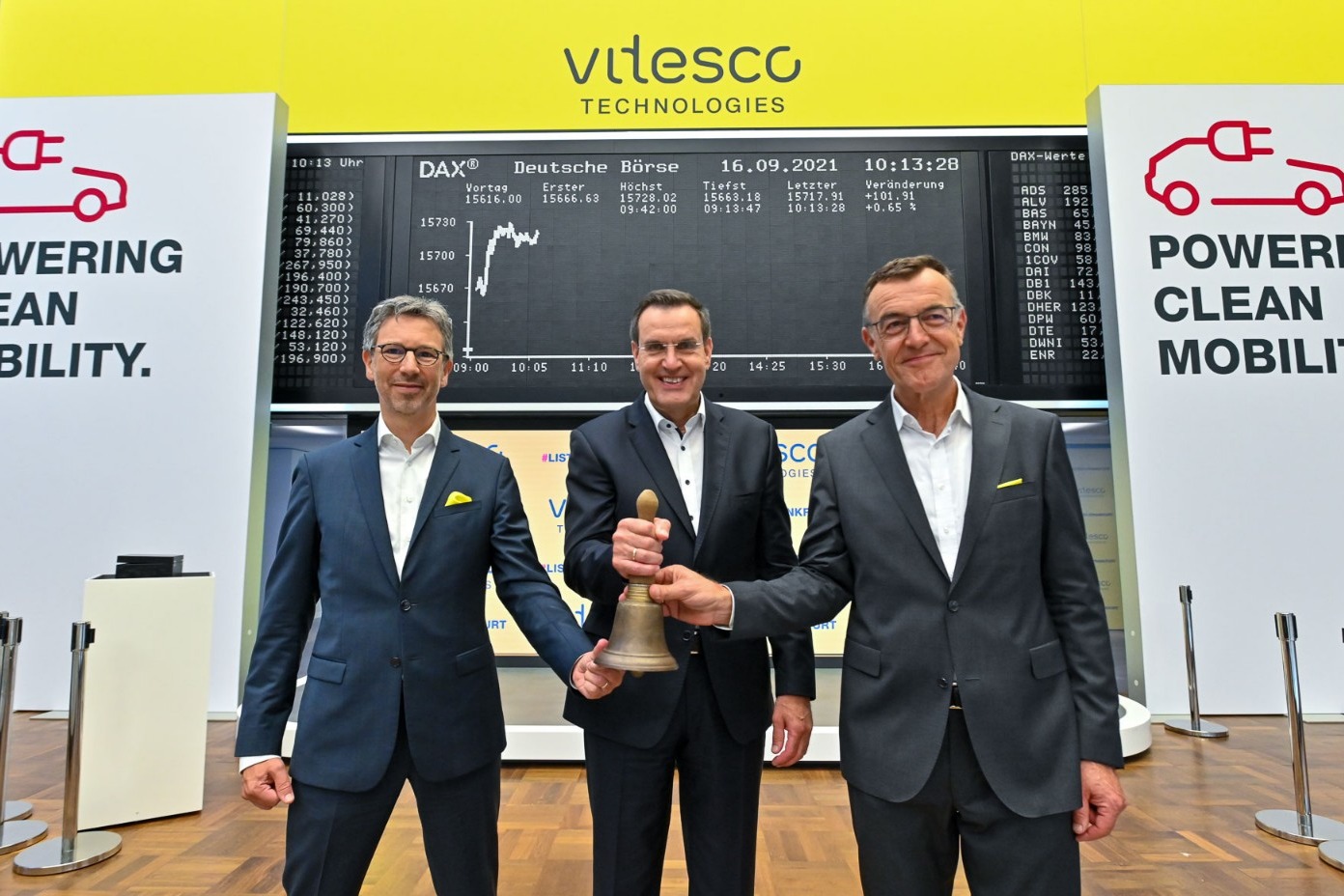 纬湃科技在法兰克福证券交易所成功挂牌上市