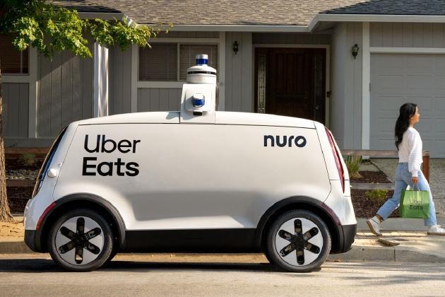 Uber и компания по производству беспилотных автомобилей Nuro объединились для внедрения беспилотных служб доставки еды в США.