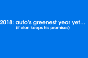 特斯拉可能带领汽车市场走进最绿色环保的2018年