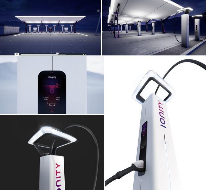 投資擴建，產能布局，黑科技，前瞻技術，Ionity電動車充電站設計,Ionity新充電站設計,Ionity電動車充電站布局