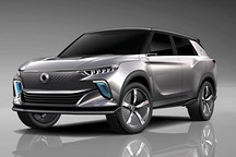 雙龍汽車攜e-SIV SUV概念車亮相日內(nèi)瓦車展