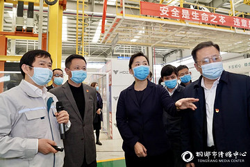 浙江省副省長王文序一行調研合眾復工復產情況