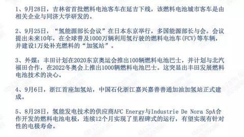 氢燃料电池汽车季度观察：过渡期产量登顶，空档期潜伏观望