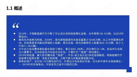 中国新能源汽车产业年度观察2020（简版）