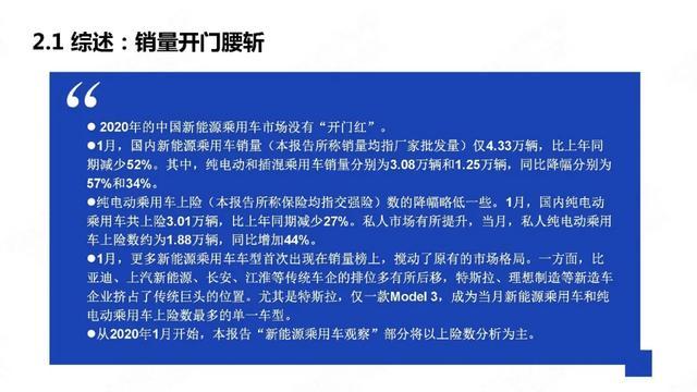 PPT：中国新能源汽车产业观察2020年1月简版