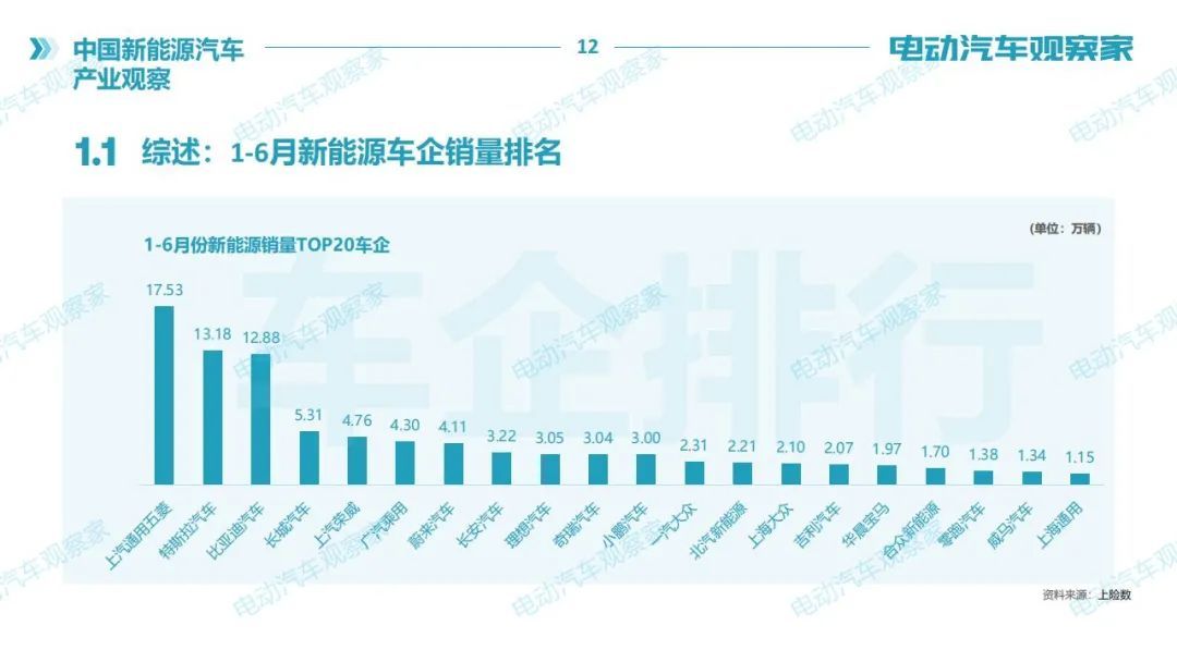 中国新能源汽车产业观察2021年6月版