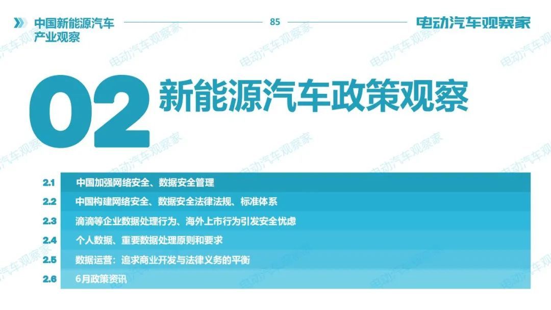 中国新能源汽车产业观察2021年6月版