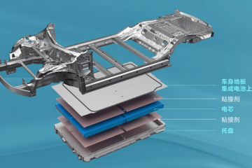 比亚迪车身电池一体化一小步，车辆性能一大步