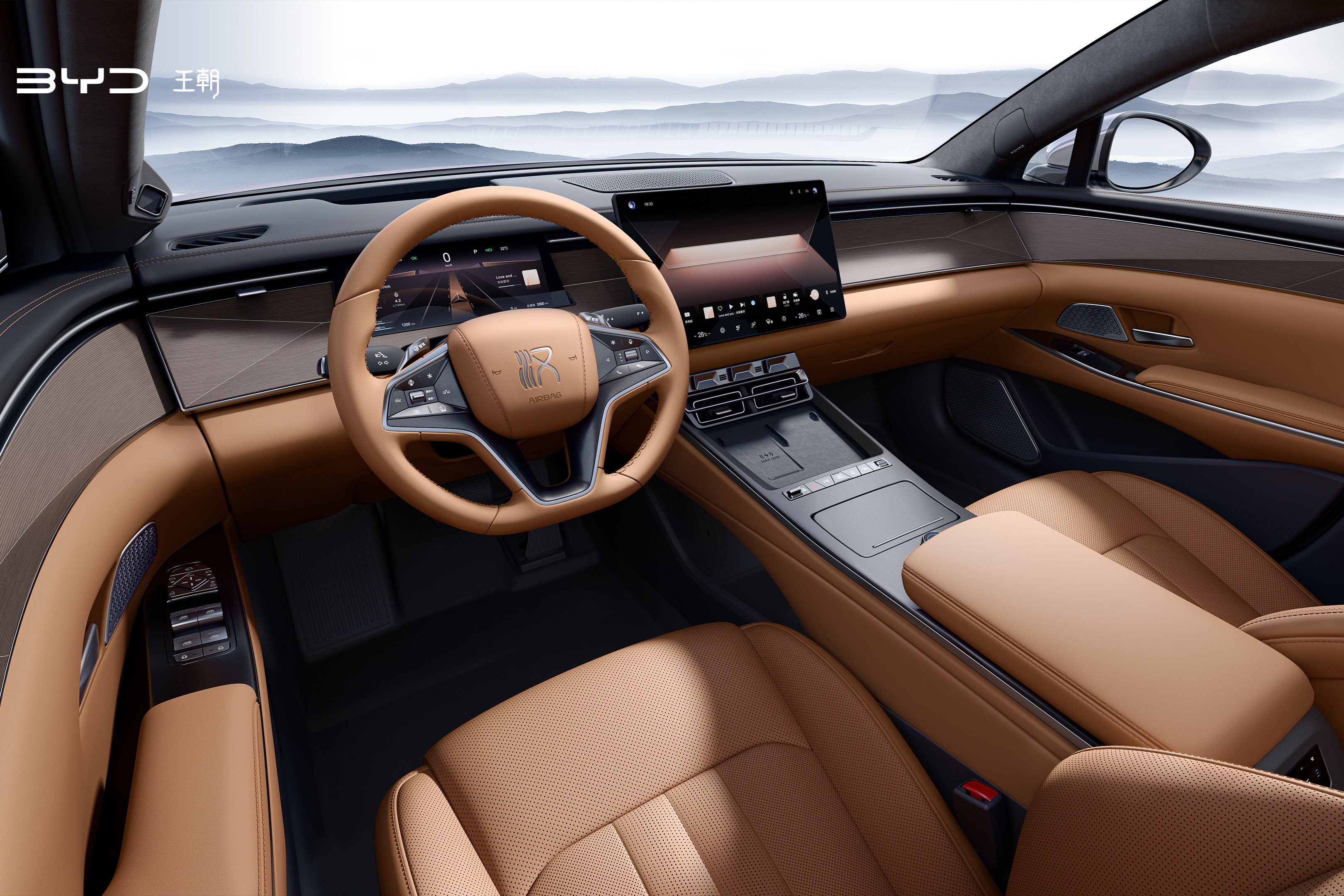 比亚迪汉L与唐L内饰官图发布，定位30万元级旗舰车型