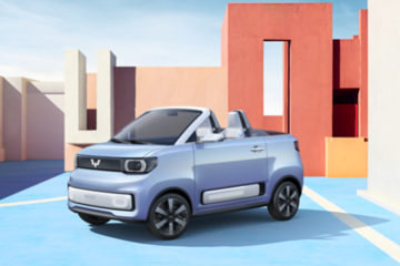 宏光mini ev再出新玩法！敞篷版車(chē)型亮相上海車(chē)展！