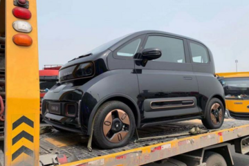 初探上海車展，大疆車載牽手新寶駿KiWi EV登臺(tái)亮相