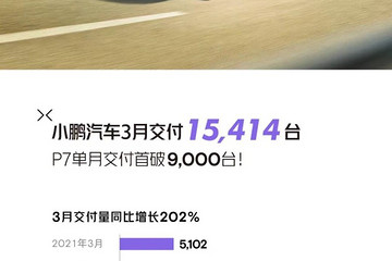 小鹏P7上市2年，成首个单月销量破9千台新势力纯电车型