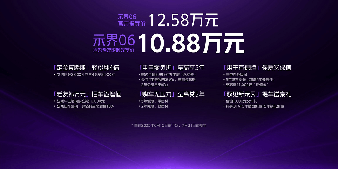 示界06正式上市！限时先享价10.88万元，标配即满配