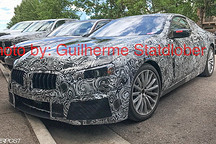 更具量产可行性 全新宝马8系路试谍照