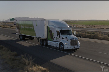 图森未来在美发布L4级自动驾驶卡车，年内将在亚利桑那州上路测试