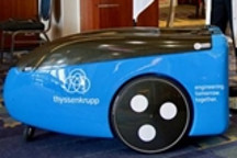 蒂森克虏伯无人驾驶物流机器人亮相美国