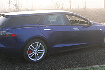 把特斯拉 Model S 從轎車改成獵裝版 總共分幾步？