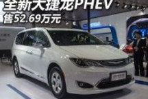 售價52.69萬 克萊斯勒全新大捷龍PHEV上市