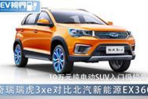 10万元纯电动SUV入门级较量 瑞虎3xeVS北汽EX360