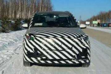 汉腾纯电动车型谍照曝光 正在进行低温测试