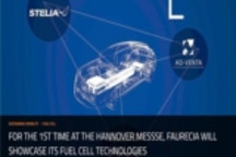 佛吉亚在汉诺威展示高压储氢系统及燃料电池堆栈