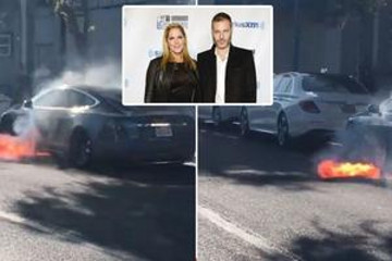 好莱坞女星特斯拉座驾自燃 电动车电池安全再遭质疑