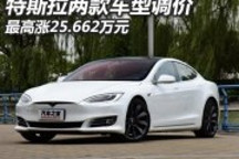 最高漲價25.662萬 特斯拉兩款車型調價