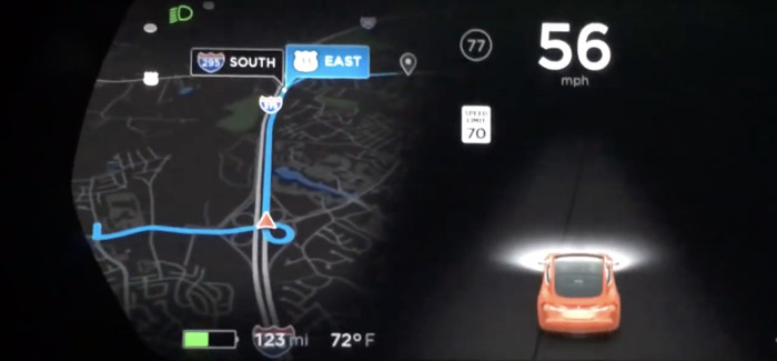 Маск: навигационная система Tesla скоро сможет интегрировать календарь и рекомендуемые пункты назначения