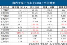 12家上市車企半年財報:上汽半年豪賺190億