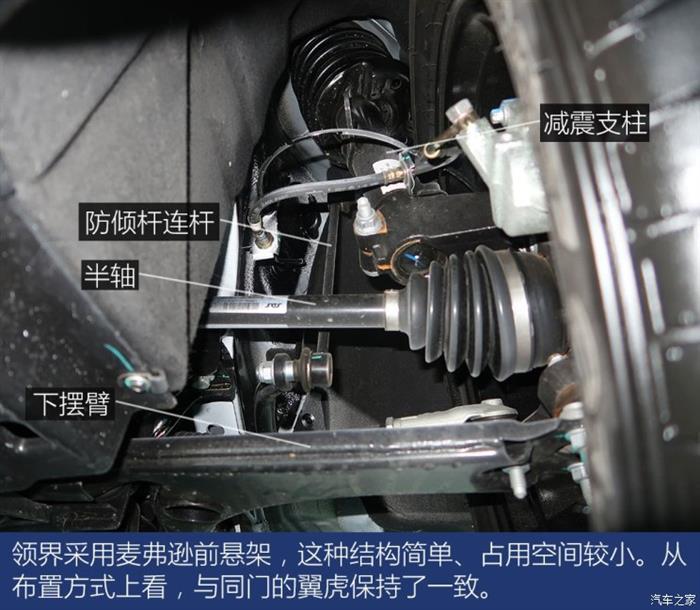 福特领裕底盘解析图片