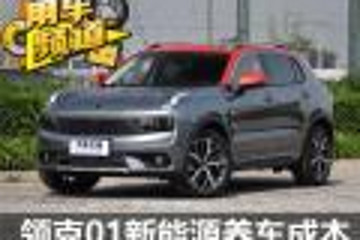 小保养982元 领克01新能源养车成本调查