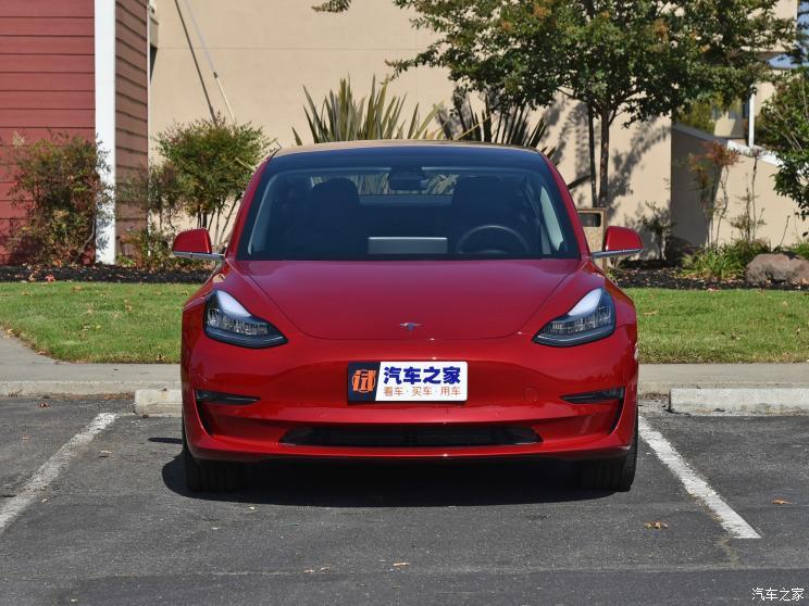 特斯拉中国 Model 3 2019款 标准续航后驱升级版