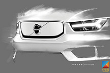 10月16日正式發(fā)布 純電動(dòng)XC40預(yù)告圖曝光