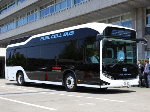 電動汽車，黑科技，前瞻技術(shù)，豐田燃料電池,豐田燃料電池公交車,豐田網(wǎng)聯(lián)公交車,豐田，汽車新技術(shù)